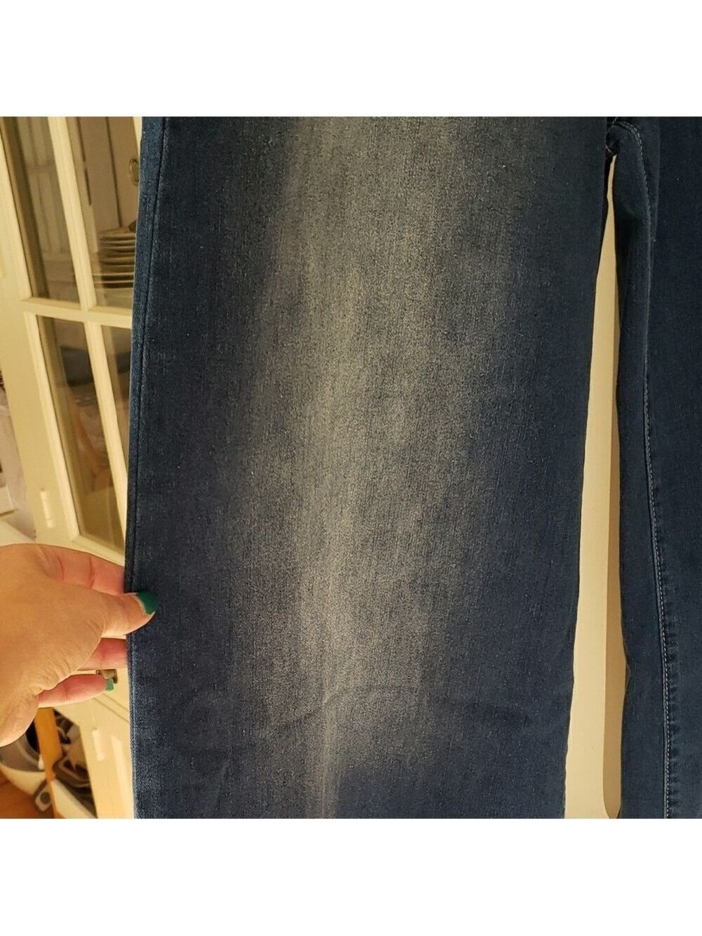 Blue Velvet Brand Dark Blue Wide Leg Jeans NWT XL - Picture 8 of 8